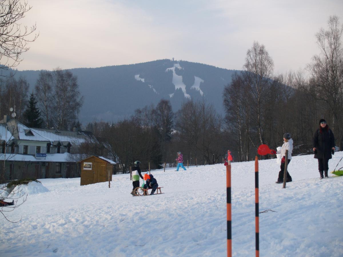 Chata Obzor Železná Ruda Esterno foto